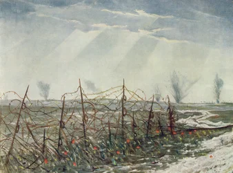 From a Front Line Trench, from British Artists at the Front, Fortsättning av västfronten, 1918